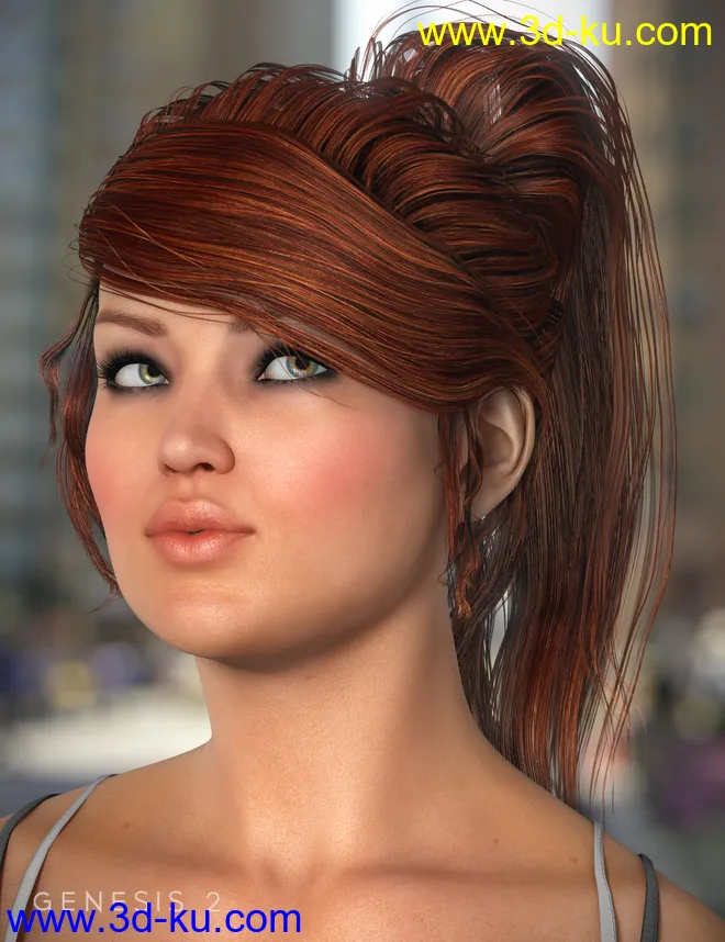 Colors for NJA Ponytail Hair模型的图片1