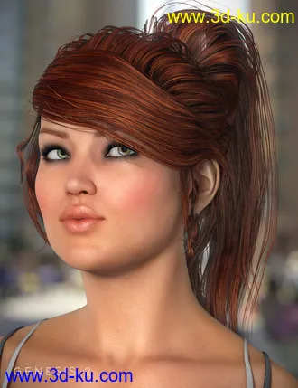 3D打印模型Colors for NJA Ponytail Hair的图片