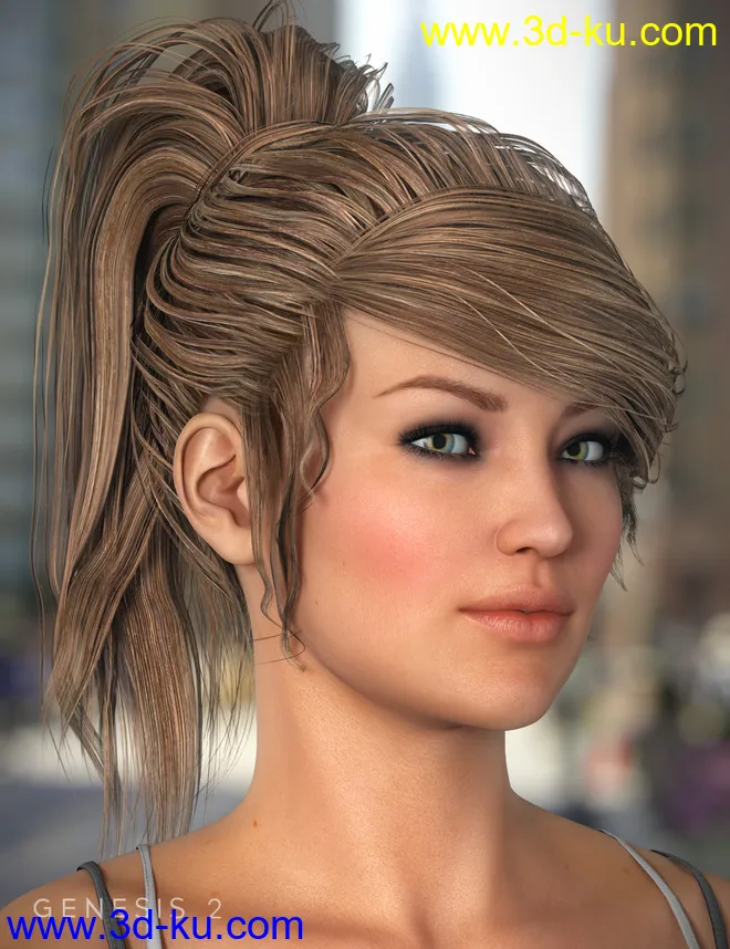 Colors for NJA Ponytail Hair模型的图片2