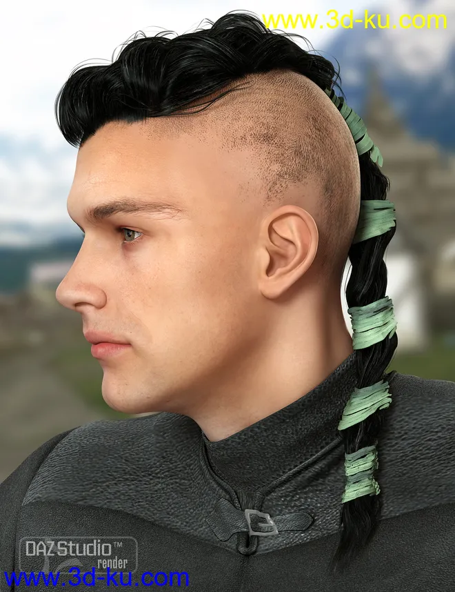 Colors for Viking Male Hair模型的图片2