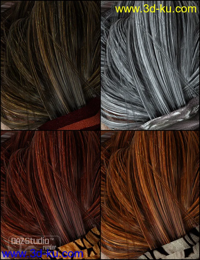 Colors for Viking Male Hair模型的图片4