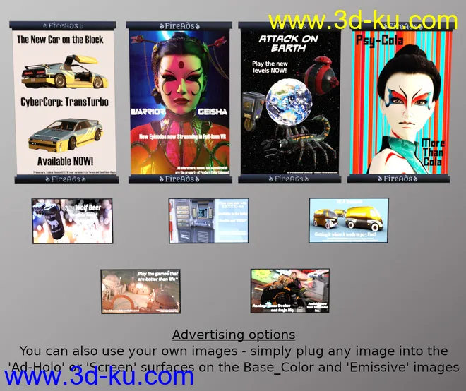 Compact Cyberpunk Apartment Building模型的图片10