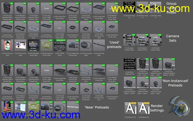 Compact Cyberpunk Apartment Building模型的图片12