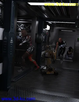 3D打印模型Compact Cyberpunk Apartment Corridor的图片