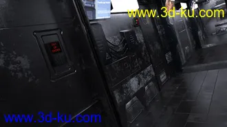 3D打印模型Compact Cyberpunk Apartment Corridor的图片