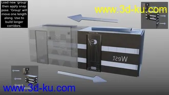 3D打印模型Compact Cyberpunk Apartment Corridor的图片