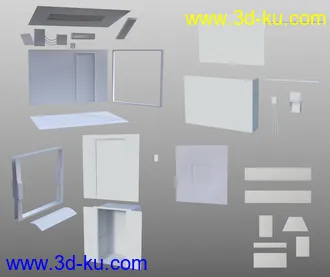 3D打印模型Compact Cyberpunk Apartment Corridor的图片