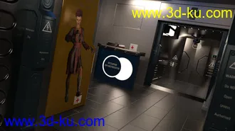 3D打印模型Compact Cyberpunk Apartment Lobby的图片