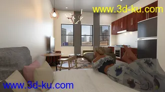 3D打印模型Compact Studio Room的图片