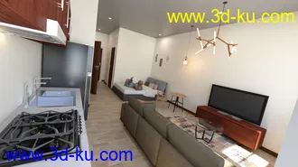3D打印模型Compact Studio Room的图片