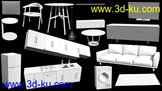 3D打印模型Compact Studio Room的图片