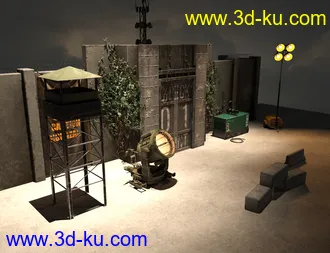 3D打印模型Compound Gate的图片