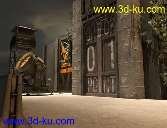 3D打印模型Compound Gate的图片