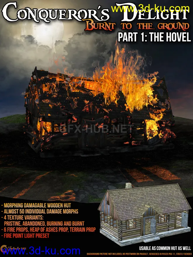 Conquerors Delight - Burnt to the Ground - Hovel模型的图片1