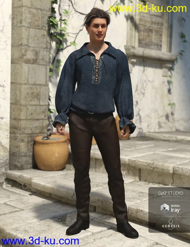 Contemporary Romeo Outfit Textures模型的图片2