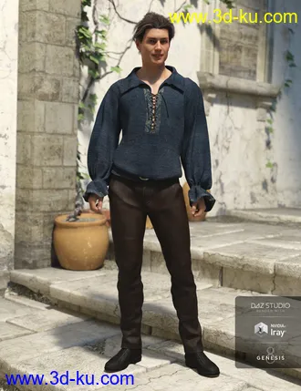 3D打印模型Contemporary Romeo Outfit Textures的图片