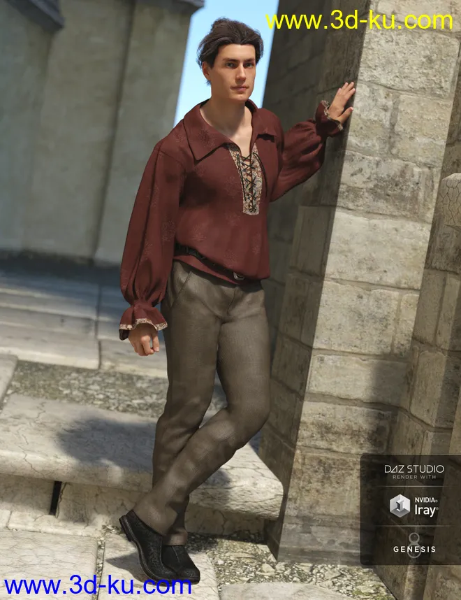 Contemporary Romeo Outfit Textures模型的图片4