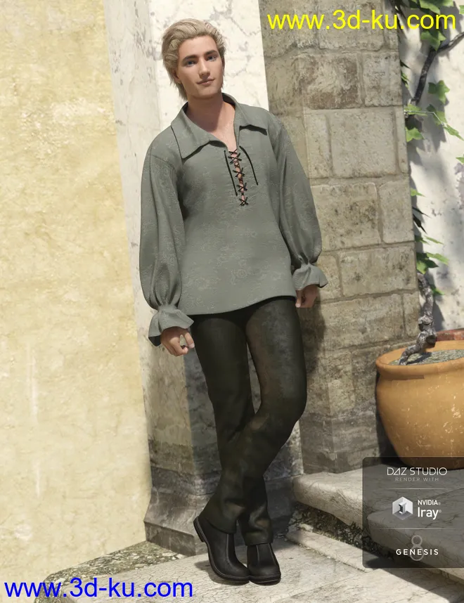 Contemporary Romeo Outfit Textures模型的图片5