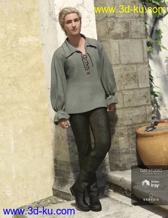 3D打印模型Contemporary Romeo Outfit Textures的图片