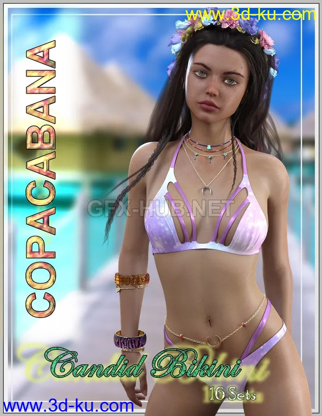 Copacabana - 16 Styles Candid Bikini模型的图片1