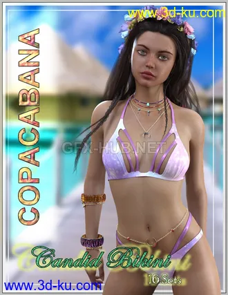 3D打印模型Copacabana - 16 Styles Candid Bikini的图片