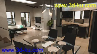 3D打印模型Corner Lot House的图片