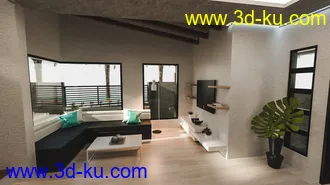3D打印模型Corner Lot House的图片