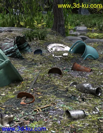 3D打印模型Corroded Metals for Iray的图片