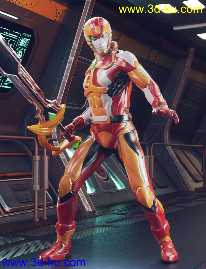 CosHero for Genesis 8 Male(s)模型的图片1