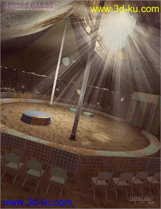 3D打印模型Cotton Candy for Carnival Tent and Interior的图片