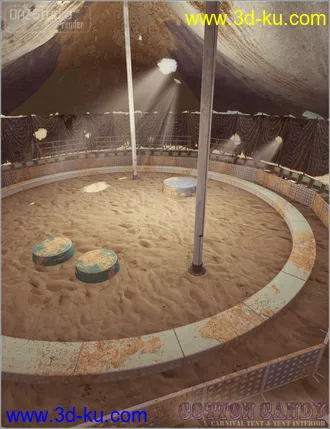 3D打印模型Cotton Candy for Carnival Tent and Interior的图片