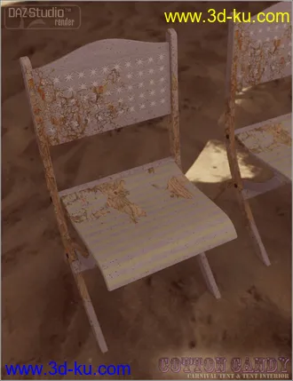 3D打印模型Cotton Candy for Carnival Tent and Interior的图片