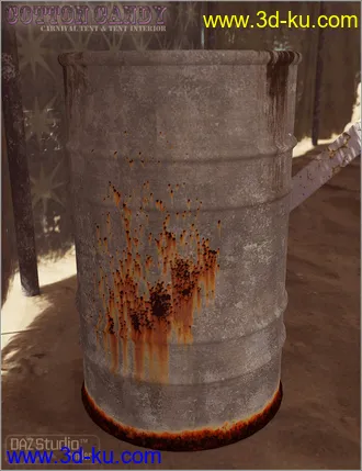 3D打印模型Cotton Candy for Carnival Tent and Interior的图片