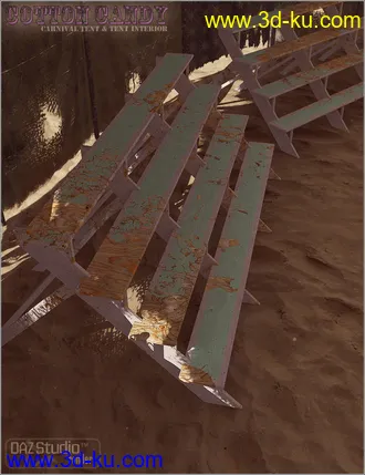 3D打印模型Cotton Candy for Carnival Tent and Interior的图片