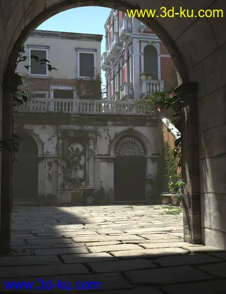 3D打印模型Courtyard Italia的图片