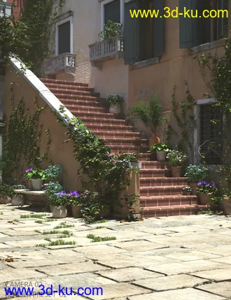 3D打印模型Courtyard Italia的图片