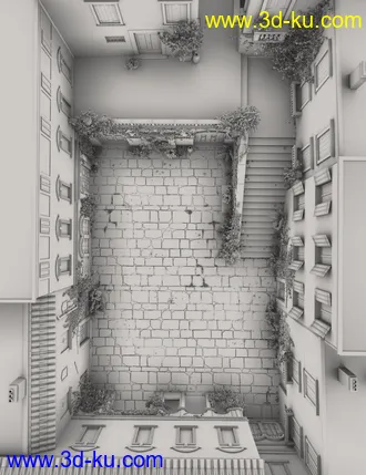 3D打印模型Courtyard Italia的图片