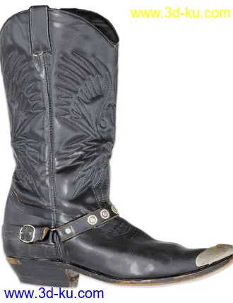 3D打印模型Cowgirl Leather Boots for Genesis 8 Female的图片