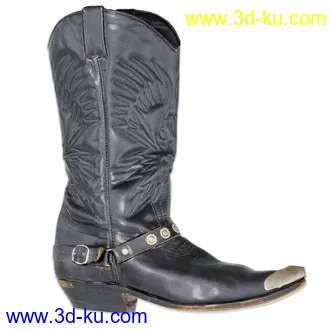 3D打印模型Cowgirl Leather Boots for Genesis 8 Female的图片