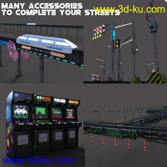 3D打印模型Crossroads City Blocks的图片