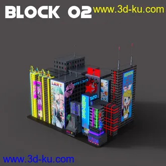3D打印模型Crossroads City Blocks的图片