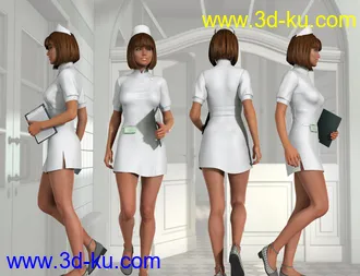 3D打印模型Cure You Nurse Outfit and Props的图片