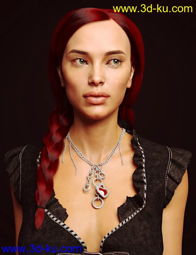 Cute Braids for Genesis 8 and 8.1 Females模型的图片12