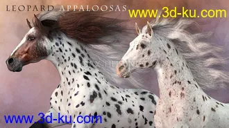 3D打印模型CWRW Leopard Appaloosas for the HiveWire Horse的图片