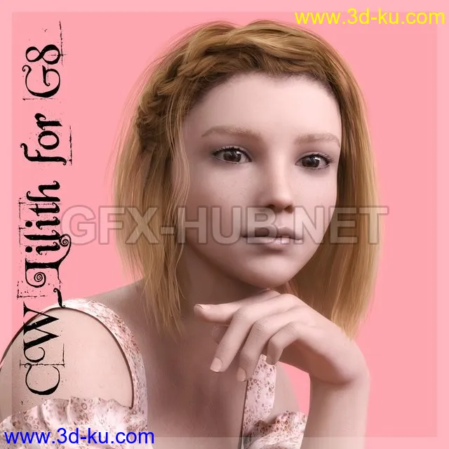 CW_Lilith for Genesis 8 Female模型的图片1