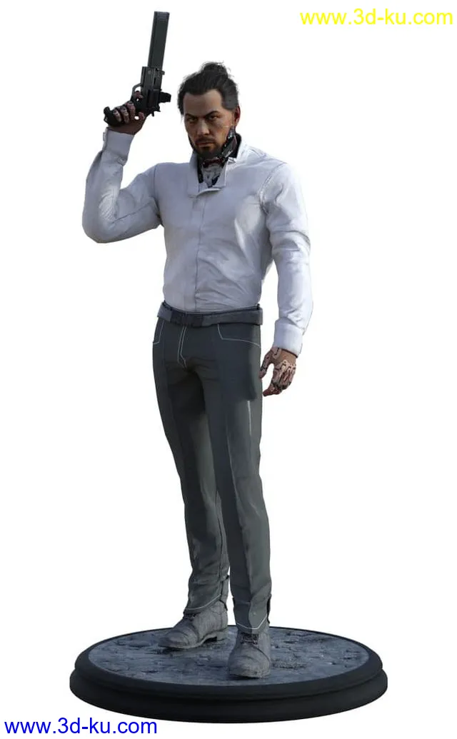 Cyberpunk 2077 Goro Takamura In Daz G8M模型的图片1