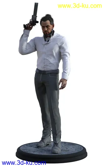 3D打印模型Cyberpunk 2077 Goro Takamura In Daz G8M的图片