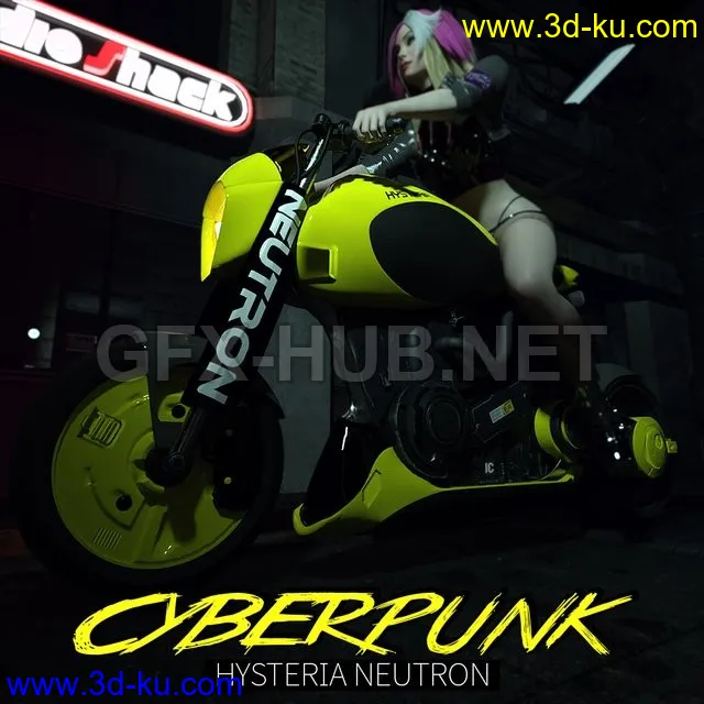 Cyberpunk Hysteria Neutron for DS Iray模型的图片1