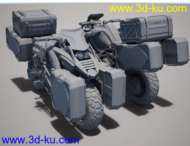 Cyberpunk Motorcycle模型的图片8