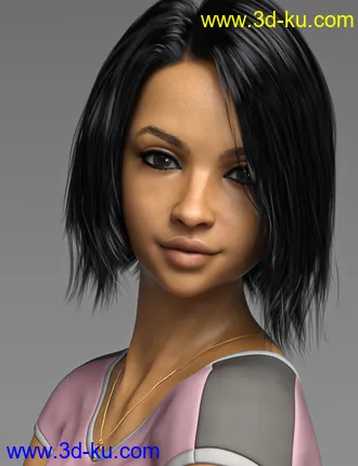 3D打印模型D.E.M. Tressa HD for Genesis 8 Female的图片